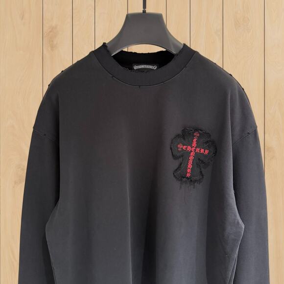 Chrome Hearts Men's Classic Black Long Sleeve Shirt - Picture 3 of 4